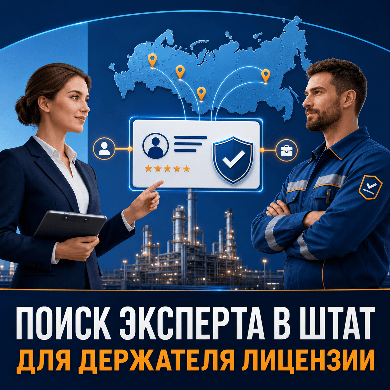 Поиск эксперта в штат для держателя лицензии: новый сервис Ресурс-Плюс